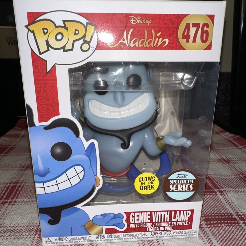 Funko Pop! Vinyl: Disney - Genie with Lamp (Glow in the Dark)