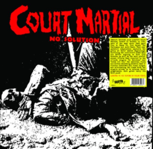 No Solution: Singles & Demos 1981/1982 (Teal Vinyl) by COURT MARTIAL (Vinyl 2023 - Image 2