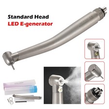 NSK Style Dental Fiber Optic LED E-generator High Speed Handpiece Turbine 4 HOLE