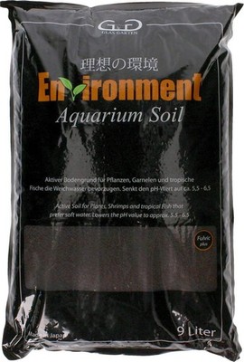 GlasGarten Environment Aquarium Boden aktiv, natürliches Substrat für Süßwasser