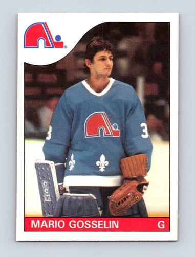 Mario Gosselin #18 1985 O-Pee-Chee card