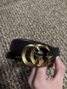 Ceinture homme Gucci GG Marmont boucle cuir 75/30