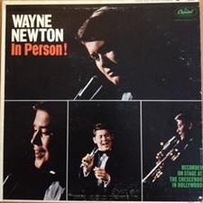 Wayne Newton - In Person! LP LIVE Crescendo In Hollywood