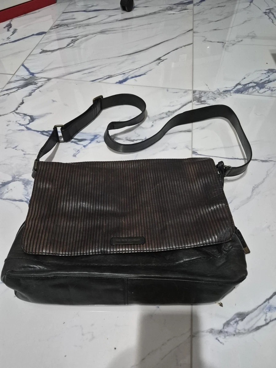 Frye Flap Brown Leather Messenger Bag