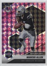 2021 Panini Mosaic Super Bowl MVPs Pink Camo Prizm Marcus Allen #298 HOF 2k3
