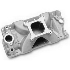 Edelbrock 2900 One Victor Jr. 23 Degree Intake Manifold For Sbc Aluminum