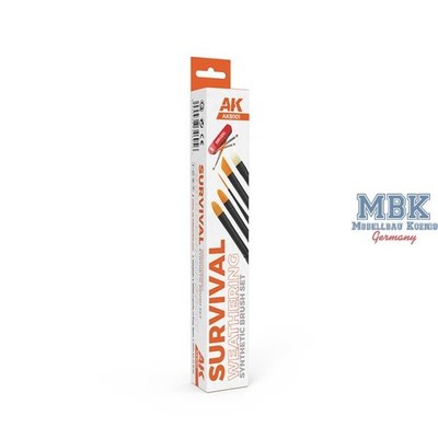 AK Interactive S.L. AK-B101 Survival Weathering Brushes Set