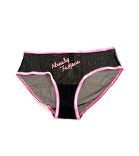 Victoria's Secret Soft Mesh Hiphugger Panty Black