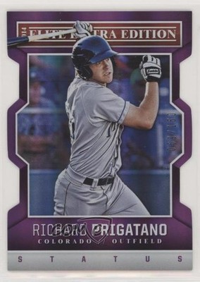 2014 Panini Elite Extra Edition Status Purple Die-Cut /150 Richard Prigatano 0c6