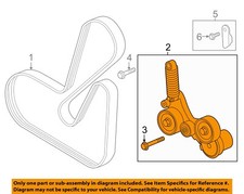 Buick GM OEM 2015 Regal-Serpentine Fan Belt Tensioner 12663047