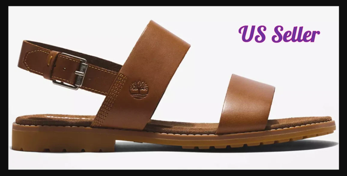 Sandalo perizoma Timberland Chicago Riverside fibbia in pelle NUOVO CON piatti scatola