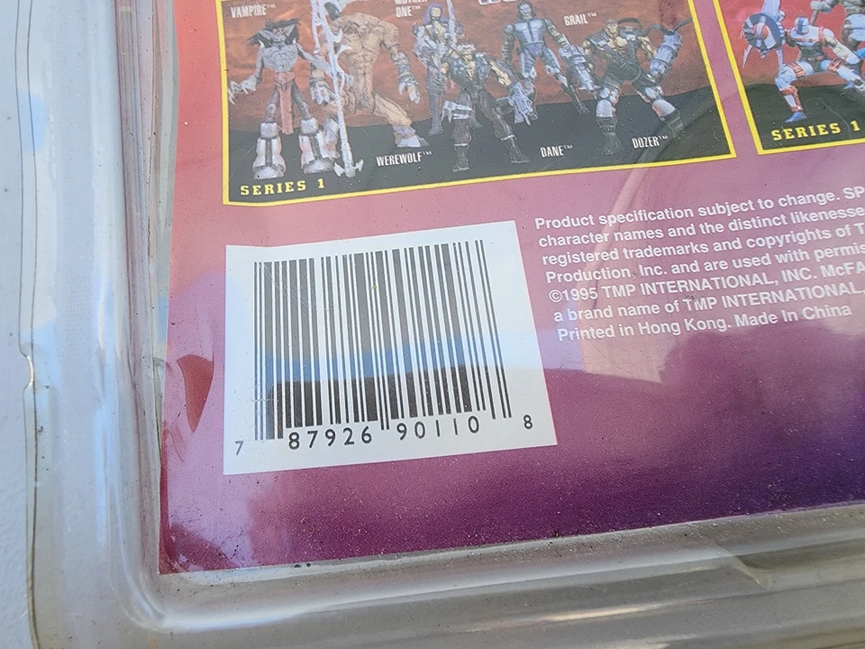 Figura de acción McFarlane Toys Silver Medieval Spawn 1995 edición especial Libro de historietas Foto 4 de 4