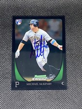 Michael McKenry Pittsburgh Pirates 2011 Bowman Chrome Signed Auto Card #63 ~ COA
