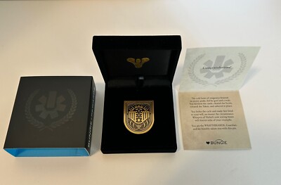 Destiny 2 Wrathbearer Seal Title Pin - Bungie Reward Medallion RARE RETIRED