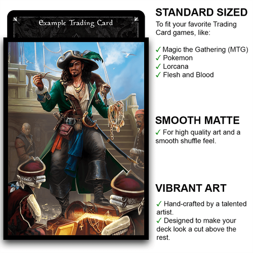 Salvador Santigo - Scoundrel of the Seas - MTG Size - 100 Smooth Matte Card S... - Bild 2 von 4