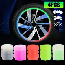 Glow In Dark Car Valve Caps Tyre Valve Stem Air Dust Wheel Rim Cover Accessories