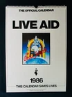LIVE AID 1986 The Official Calendar~Queen~Freddie Mercury~U2~Mick Jagger~Bowie