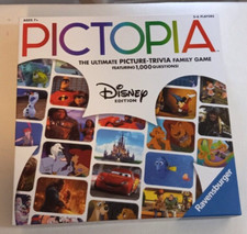Pictopia Disney Edition Trivia Board Game Family 1000+ Questions NEW SEALED