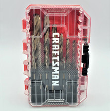 Craftsman CMAM22174 Gold Oxide Drill Bit Set 14 Pieces Storage Case Included