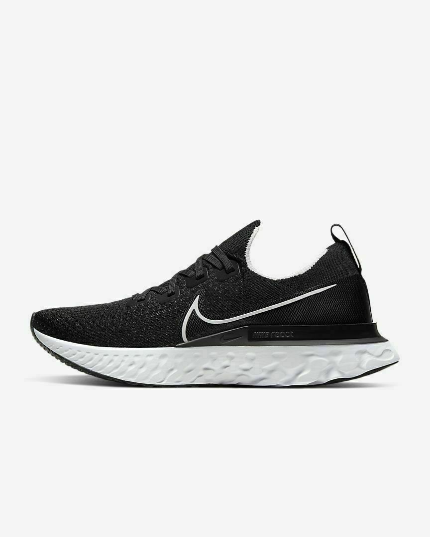 Nike React Infinity Run Flyknit CD4371-002 Black White  display picture 3