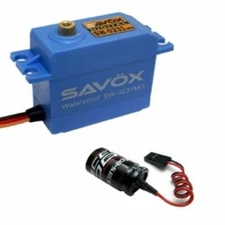 Savox SW-0231MG Waterproof High Torque STD Metal Gear Servo w/Free GLITCH BUSTER