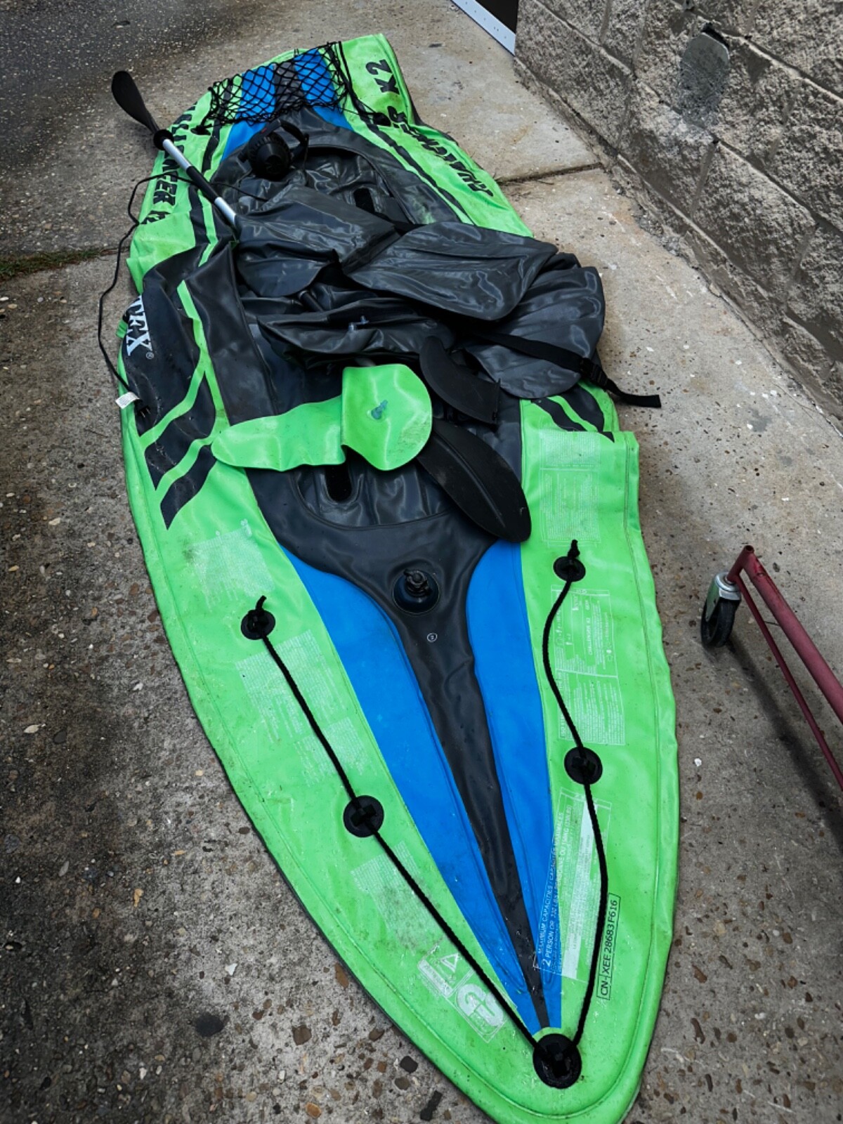 With Oar And Pump, 2 Seater Or 330 Lbs