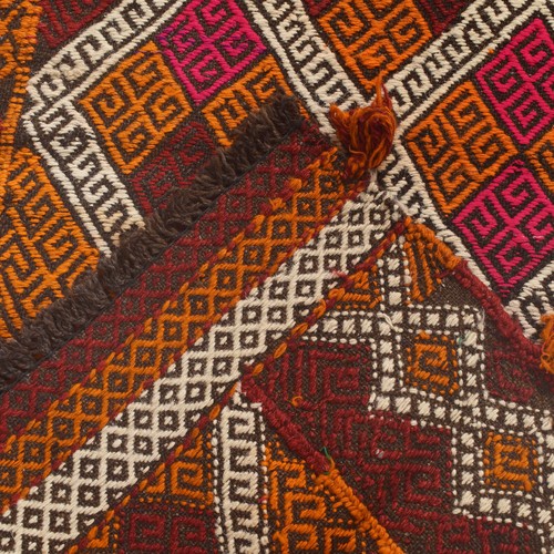 Turkish Hand Knotted Traditional Hallway Wool Kilim Rug 2'3 x 9'9 ft - w17097 - Picture 6 of 6