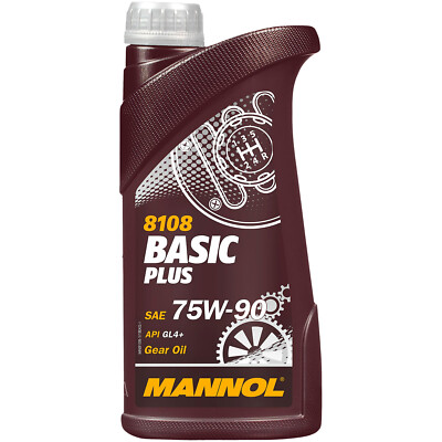 1 Liter MANNOL Getriebeöl Basic Plus 8108 75W-90 API GL4+ Gear Oil