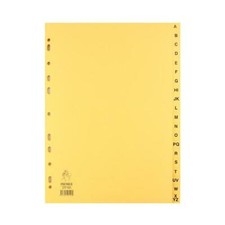 Image of Buff A4 20-Part A-Z Index (Fits A4 Ring Binders or Lever Arch Files)