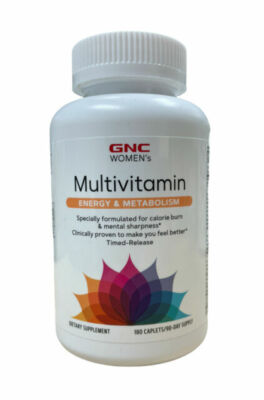 GNC Women's Multivitamin Energy & Metabolism Dietary Supplement (180 Caplets)
