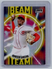 2022 Stadium Club Chrome #BT-11 Hunter Greene Reds Beam Team