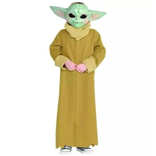 Star Wars Grogru Baby Yoda Costume 3T / 4T Halloween Dress Up Disney Mandalorian