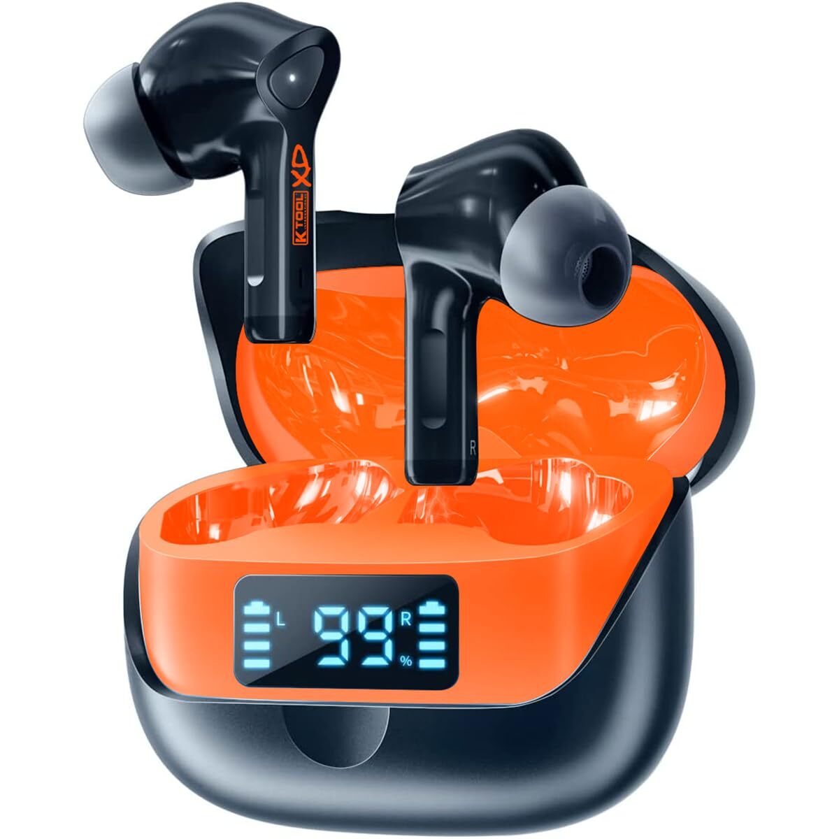 Wireless Bluetooth Earbuds with Stereo Sound and Noise Cancellation-image