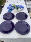 FIESTA 4 NEW PLUM purple DINNER PLATES  10-1/2” MORE FIESTA PLATE  Fiestaware