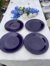 FIESTA 4 NEW PLUM purple DINNER PLATES  10-1/2” MORE FIESTA PLATE  Fiestaware