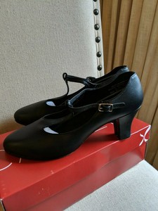 capezio t strap character shoes