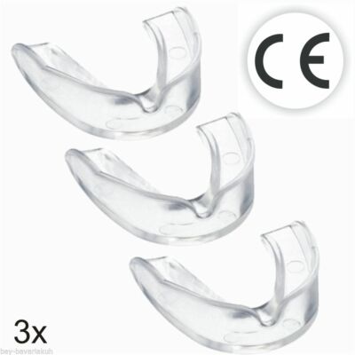 BAY Zahnschutz 3er Set Türkis - CE Geprüfter Mundschutz Für Kinder & Jugendliche