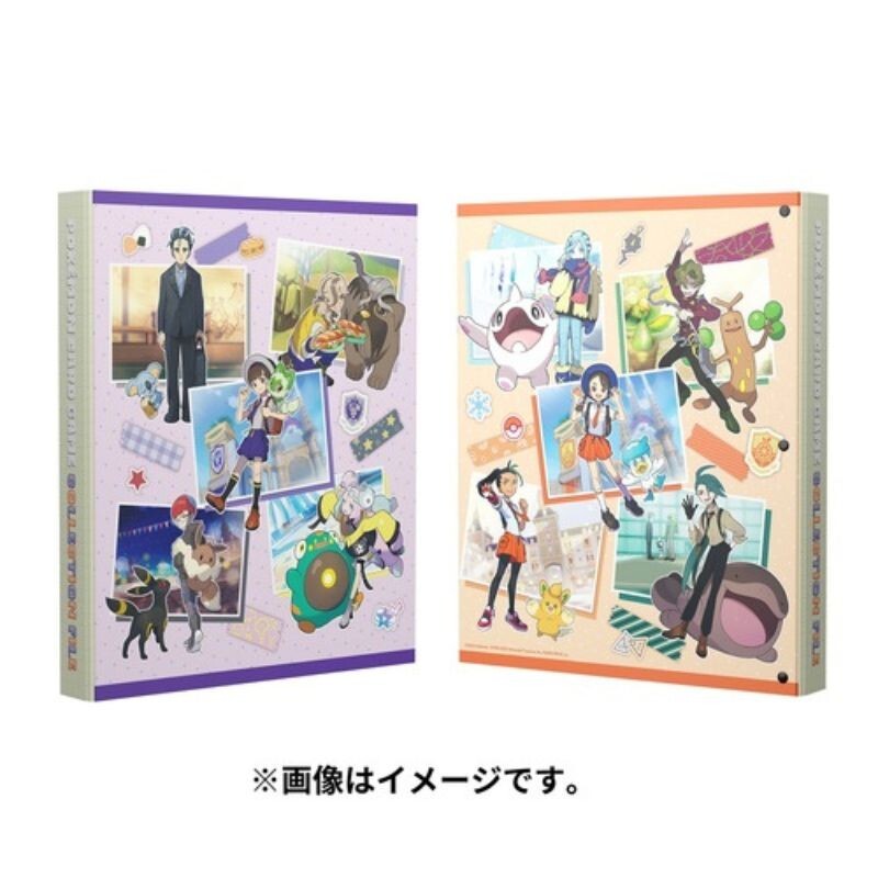 Pokemon Card Collection Binder pokemon Trainer Paldea JAPAN OFFICIAL