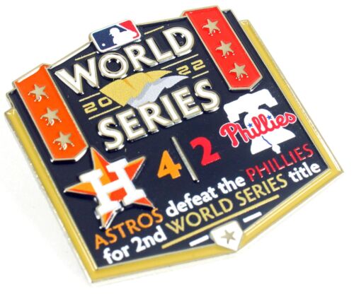 2022 World Series Commemorative Pin - Astros vs. Phillies Limited 1,000 - Picture 2 of 3