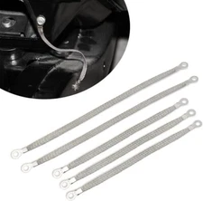 5x Engine Ground Strap Cable Copper Set For Car Truck Firewall Engine Body Frame