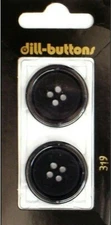 Dill Buttons ~ (0319) - 1" - 2 ct