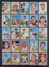 1968 Topps Baseball Set Break 25 Cards