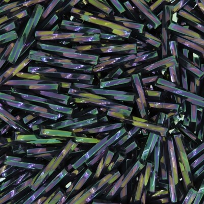 Miyuki Twisted Bugle Beads 2x12mm Purple Iris 13GM