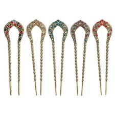 Chinesische Haarpin Hairsticks Haarnadeln Strass Haarschmuck Haarstab Haarforke