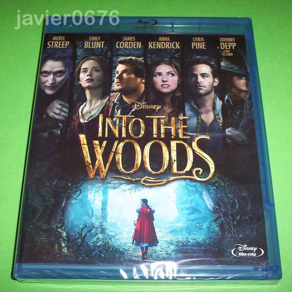 INTO THE WOODS DISNEY BLU-RAY NUEVO Y PRECINTADO