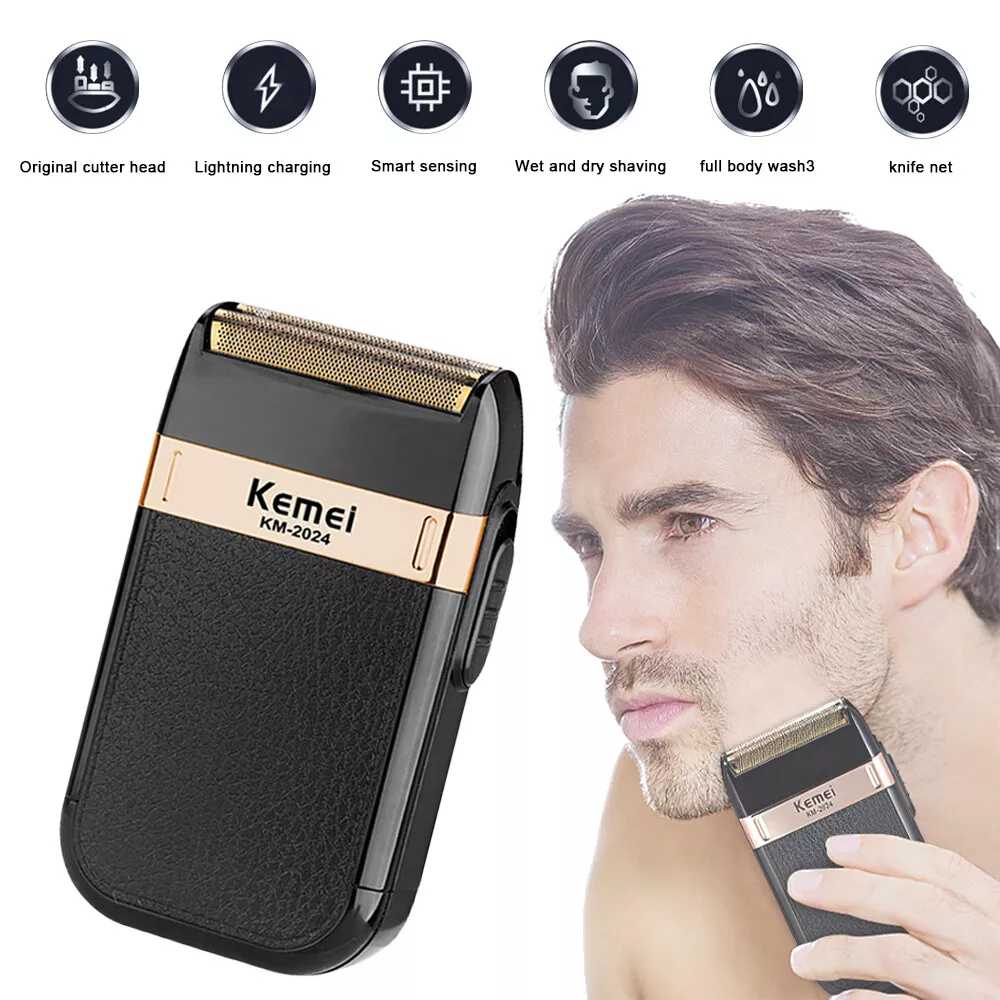 Men Electric Foil Shaver Beard Trimmer Hair Shaving CORDLESS Rechargeable | eBay