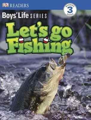 Lot of 2 DK Readers Boys Life Series Lets Go Fishing & Men on the Moon Paperbook