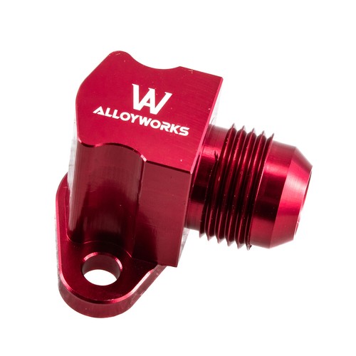 Engine To Oil Cooler 90° Take Off Adapter Male ORB for Suzuki GSXR 8AN 90 Degree
