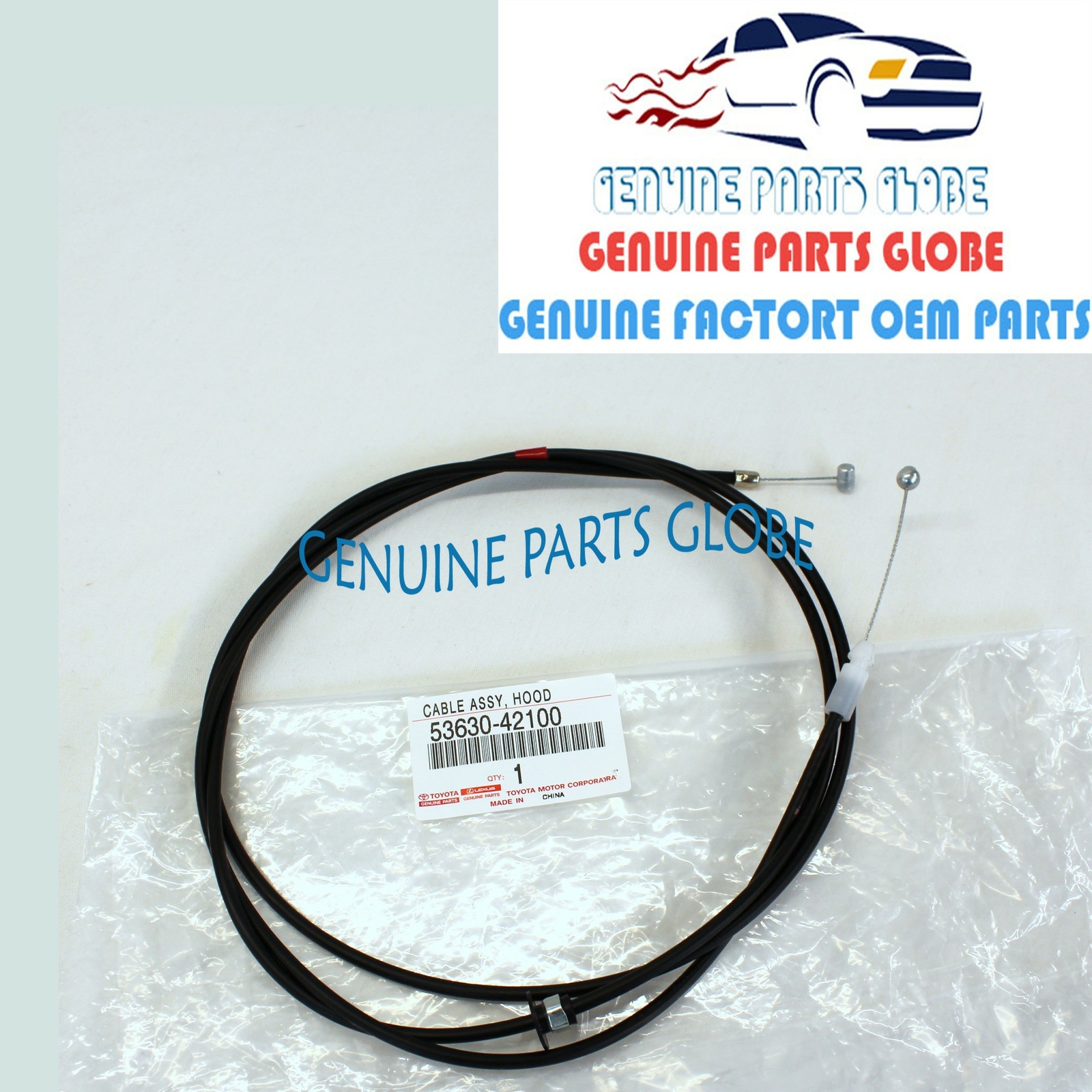 OEM NEW TOYOTA 0612 RAV4 GENUINE HOOD LOCK CONTROL RELEASE CABLE 53630