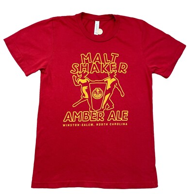 Foothills Brewing Winston-Salem Amber Ale Craft Beer Malt Shaker t-shirt size S